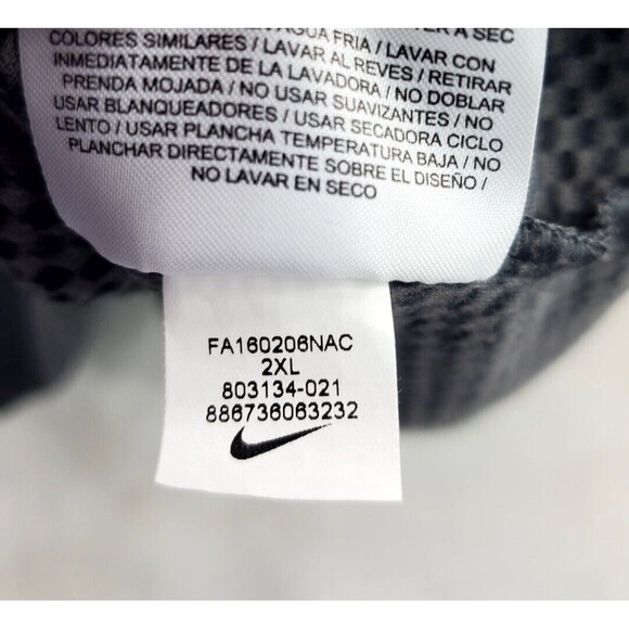 Tiger Woods Collection Nike Golf Pullover Mens 2XL Heather Gray Snap 803134-021 - Picture 8 of 14